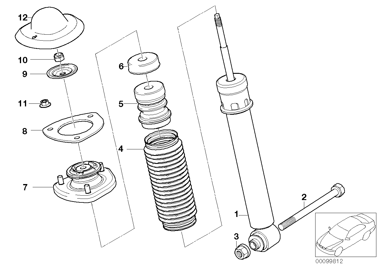 Mini 33 30 6 760 587 - Ремкомплект, підвіска колеса avtolavka.club