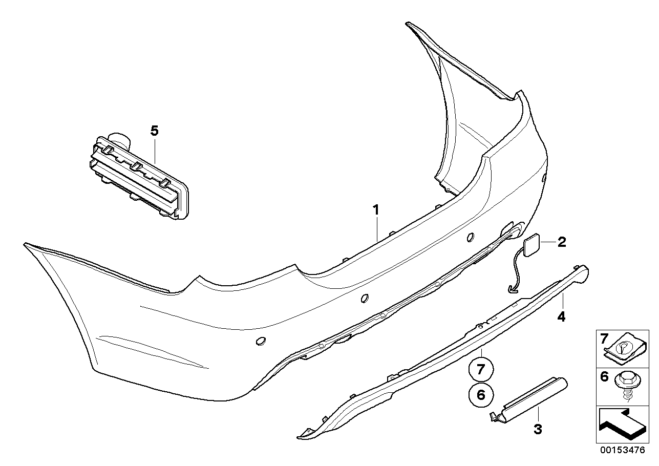 BMW 51 12 7 897 217 - Заслінка, буксирний гак avtolavka.club