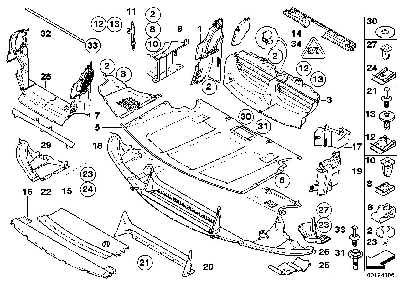 BMW 51717033761 - Ізоляція моторного відділення avtolavka.club