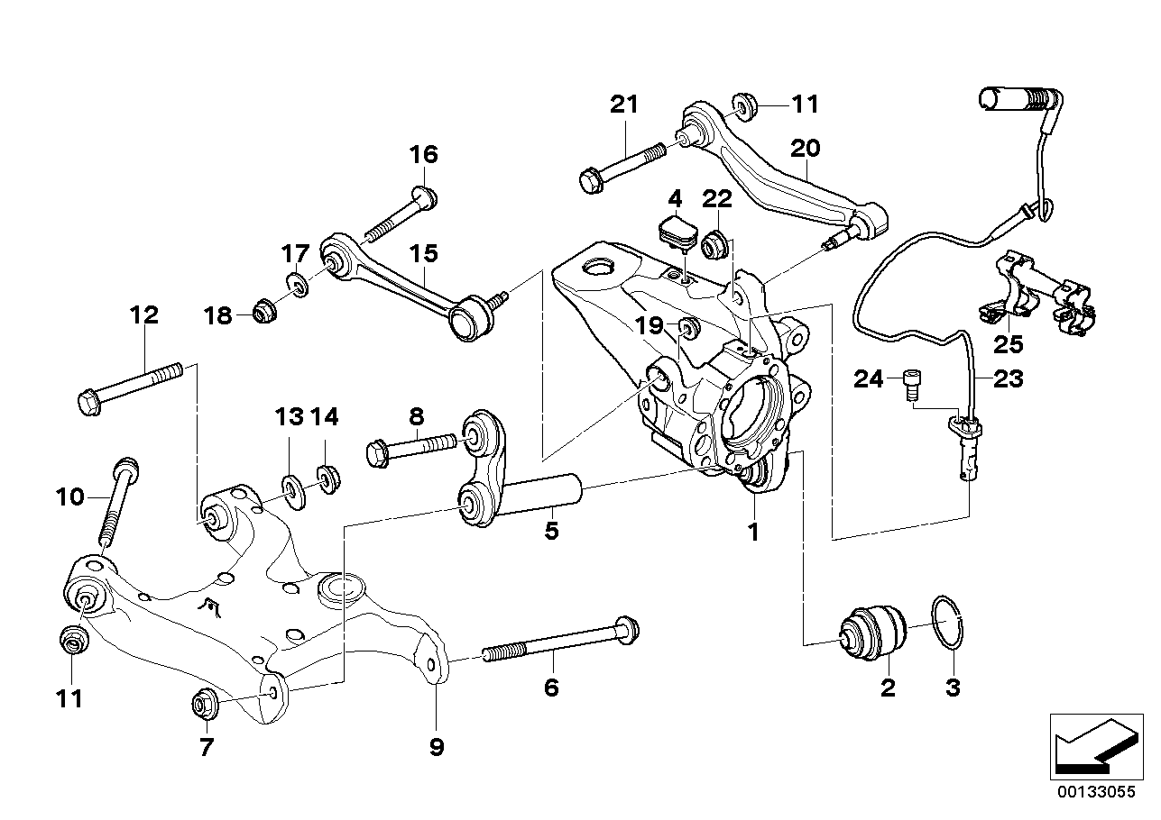 BMW 33 32 6 768 900 - Ремонтний комплект, важіль підвіски avtolavka.club