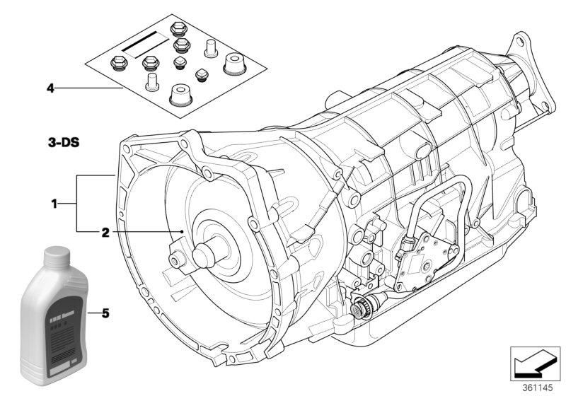 BMW 24407519535 - Перетворювач крутного моменту avtolavka.club