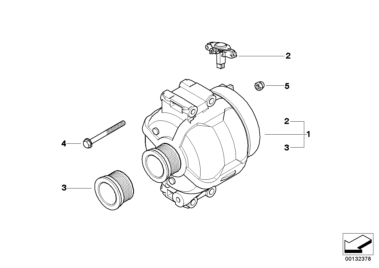 BMW 12317802927 - Генератор avtolavka.club