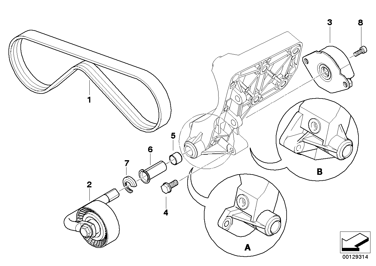 Daihatsu 64557786170 - Поліклиновий ремінь avtolavka.club