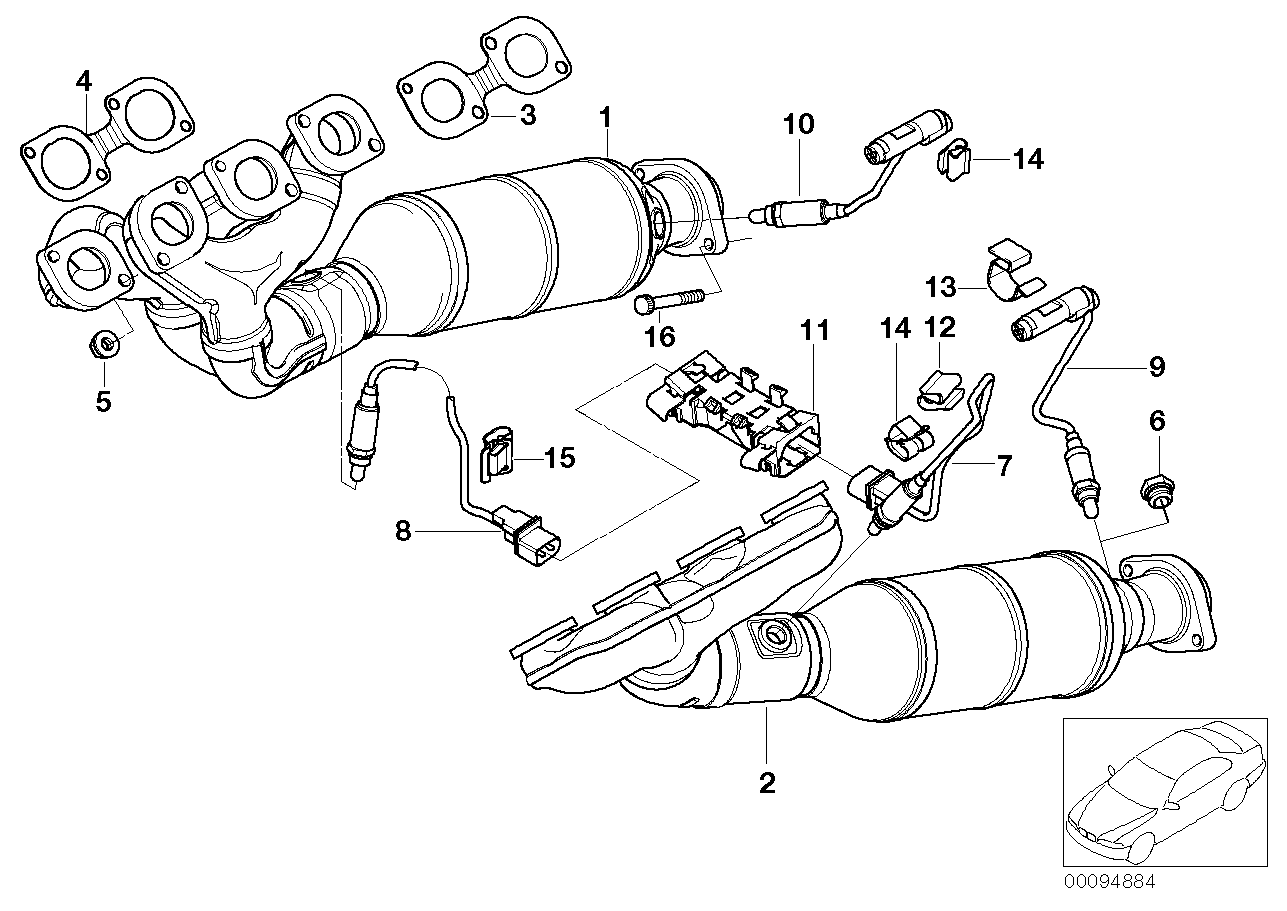 BMW 11 78 7 512 567 - Лямбда-зонд, датчик кисню avtolavka.club