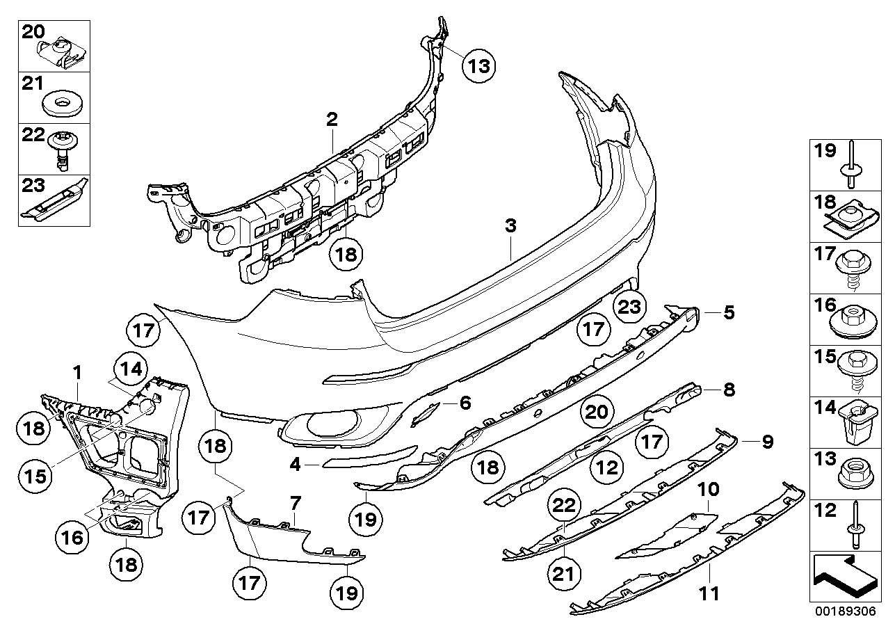 BMW 51 127 192 879 - Покриття буфера, причіпне обладнання. avtolavka.club