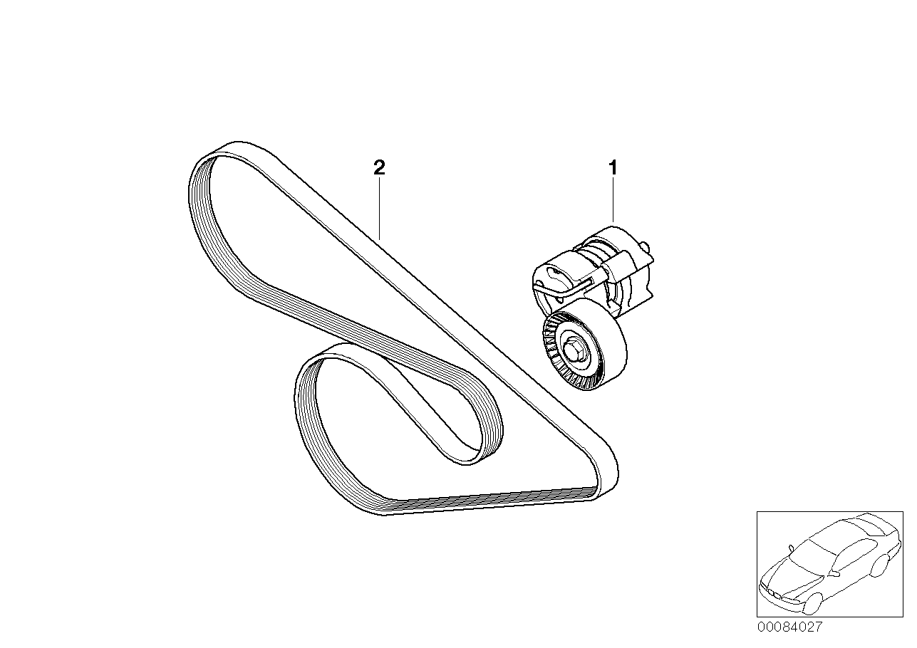 BMW 11287631811 - Поліклиновий ремінь avtolavka.club