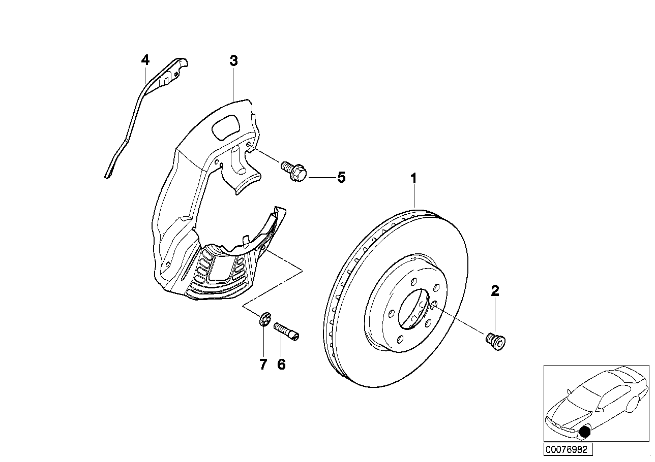 BMW 34116767059 - Гальмівний диск avtolavka.club