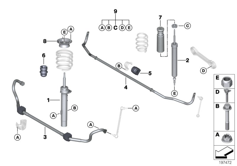 BMW 31336767333 - Пилозахисний комплект, амортизатор avtolavka.club