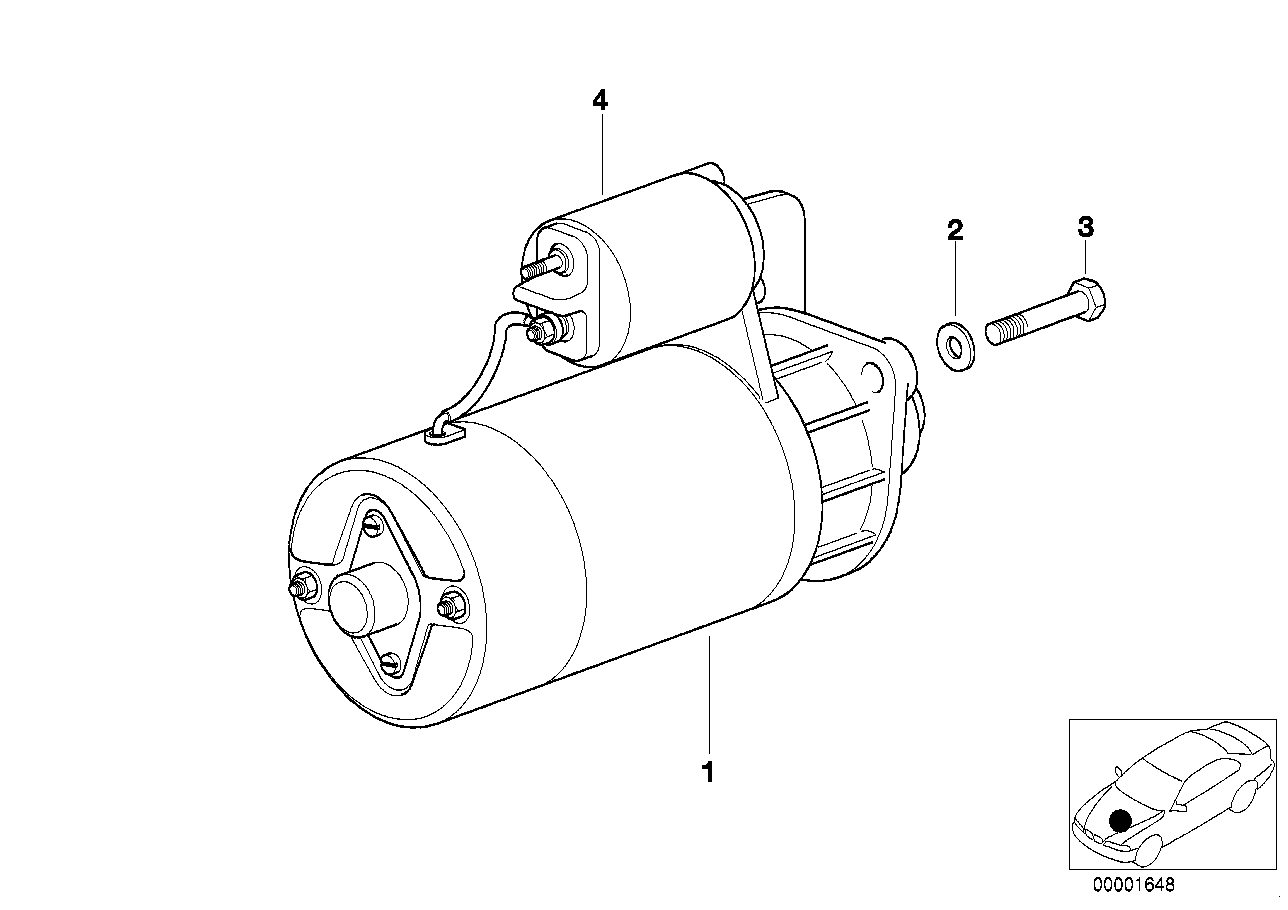 BMW 12 41 2 247 492 - Стартер avtolavka.club