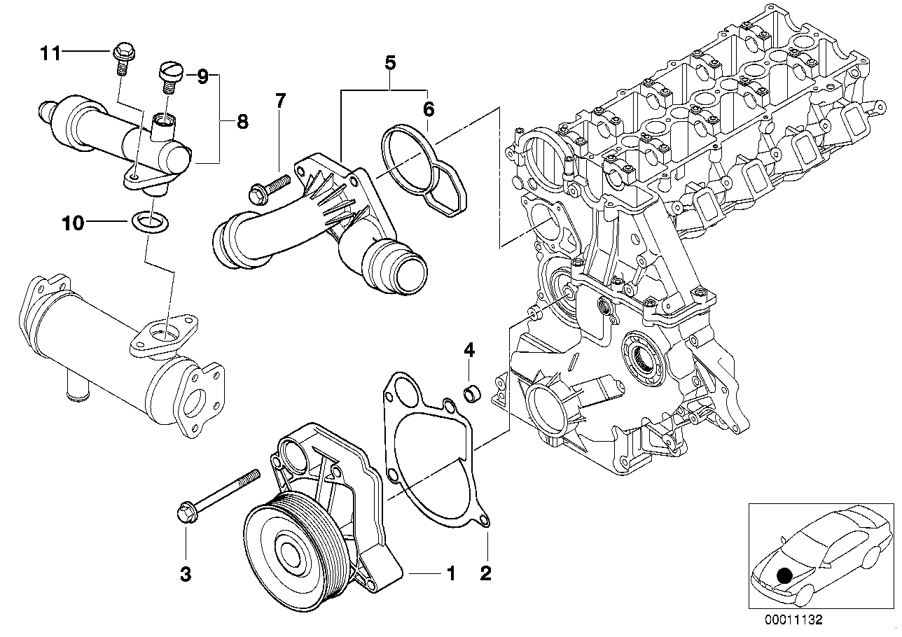 BMW 11 53 2 247 019 - Термостат, охолоджуюча рідина avtolavka.club