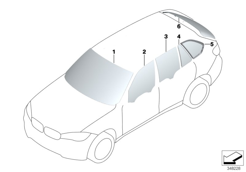 BMW 51337283501 - Бокове вікно avtolavka.club