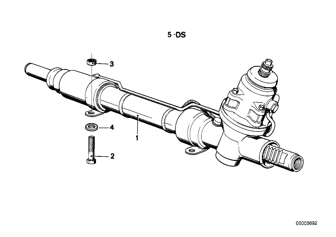 BMW 32131092335 - Рульовий механізм, рейка avtolavka.club