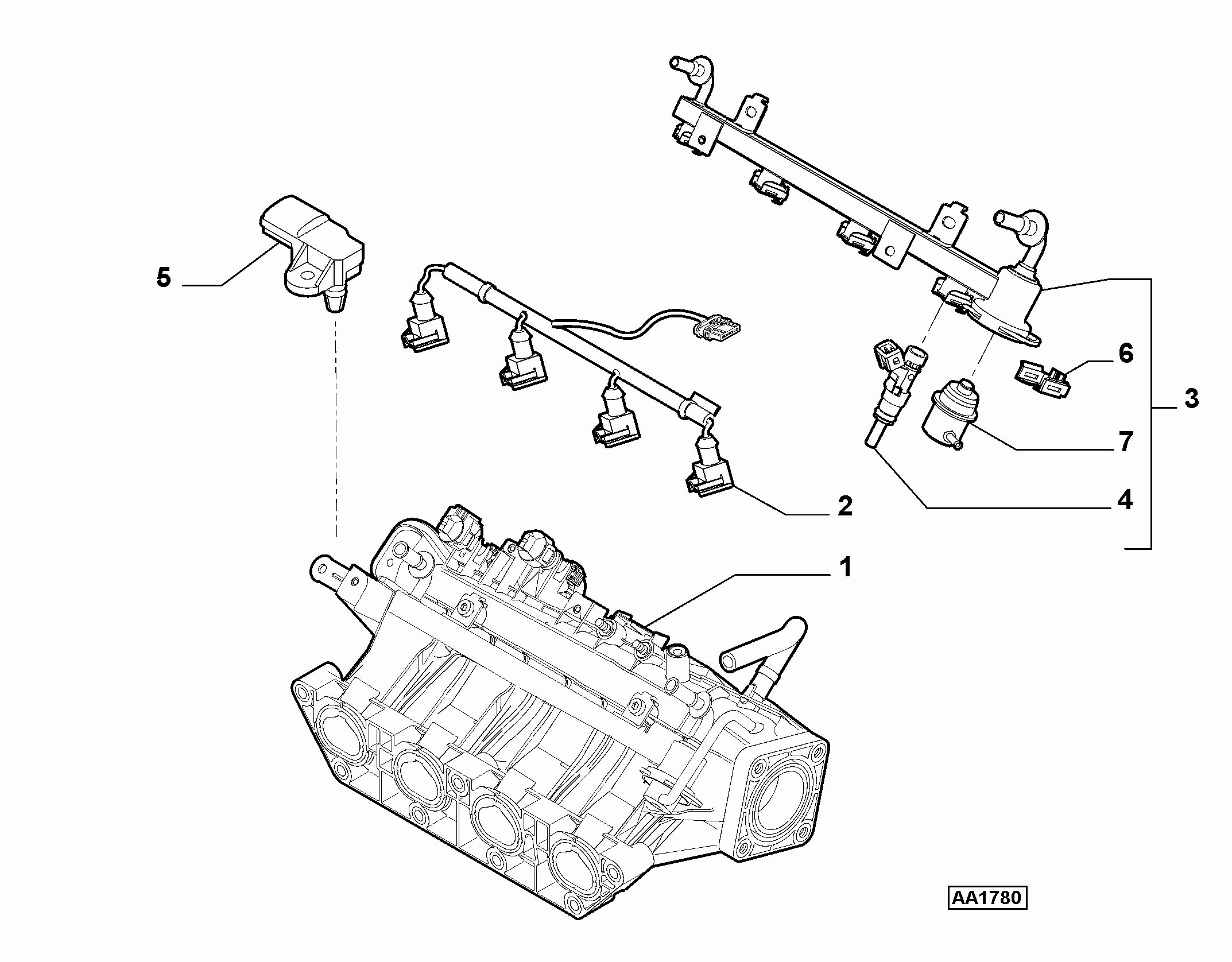 FIAT 77365541 - Регулятор тиску подачі палива avtolavka.club