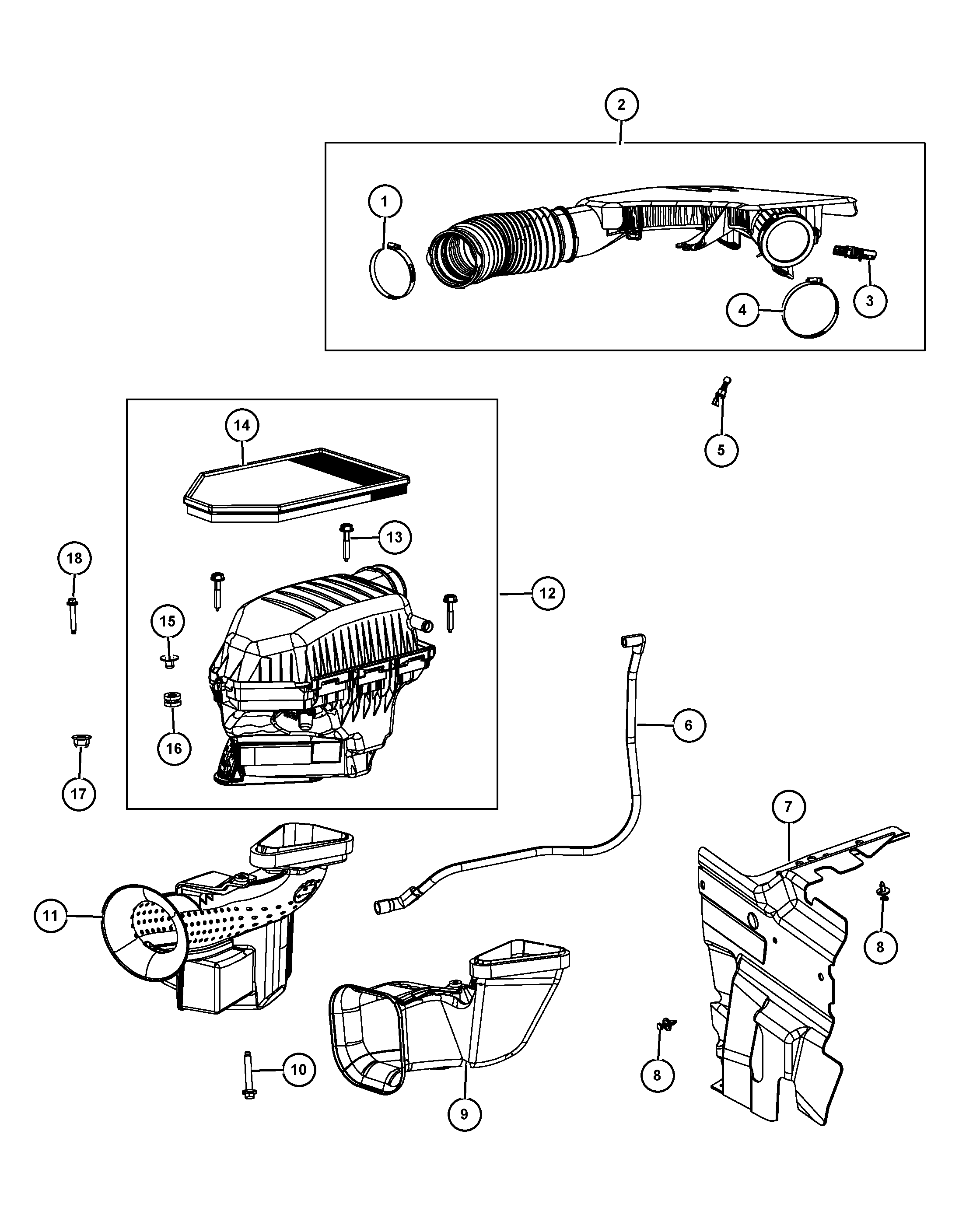 Chrysler 4861 746AB - Повітряний фільтр avtolavka.club