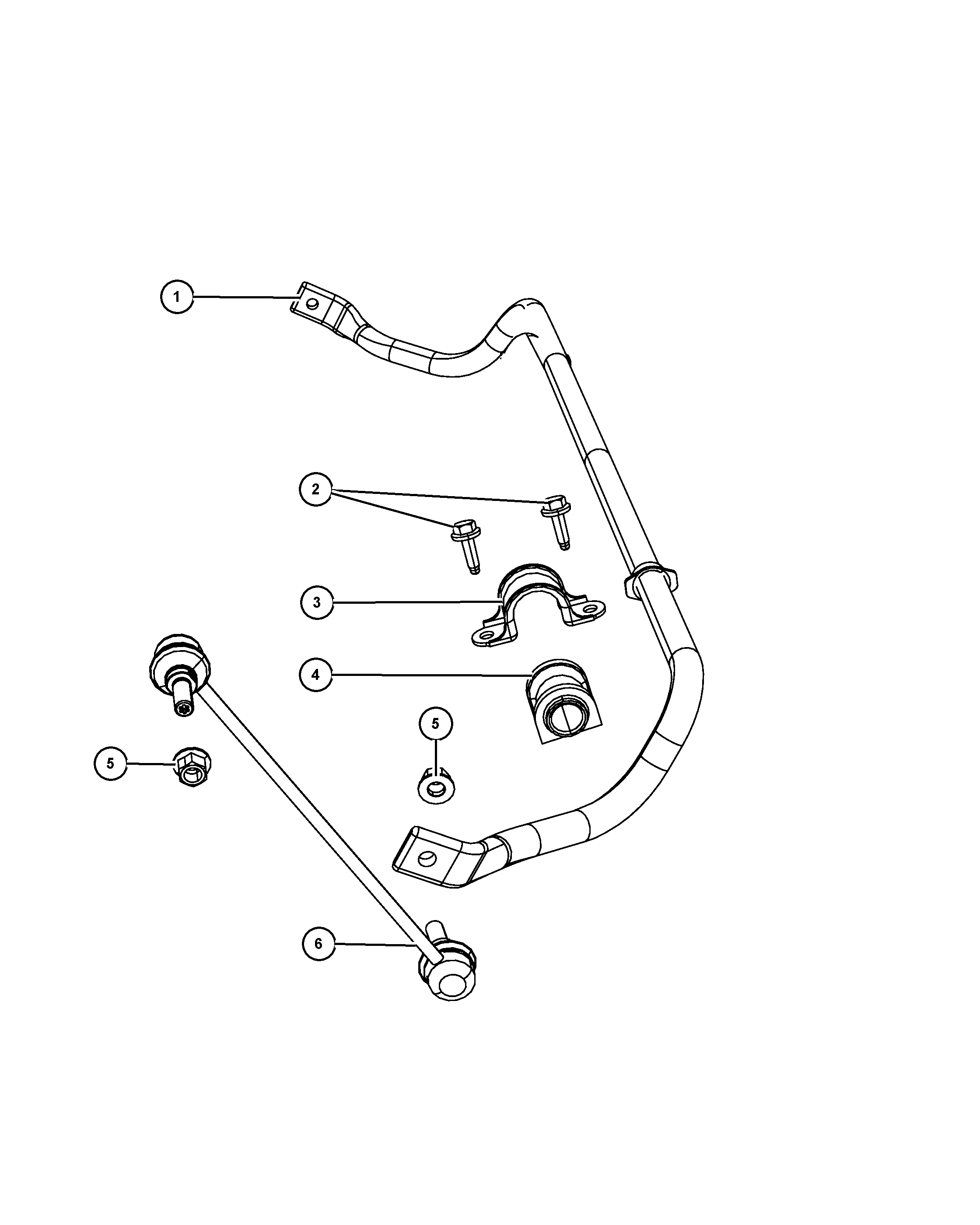 Chrysler 4743 669AB - Тяга / стійка, стабілізатор avtolavka.club