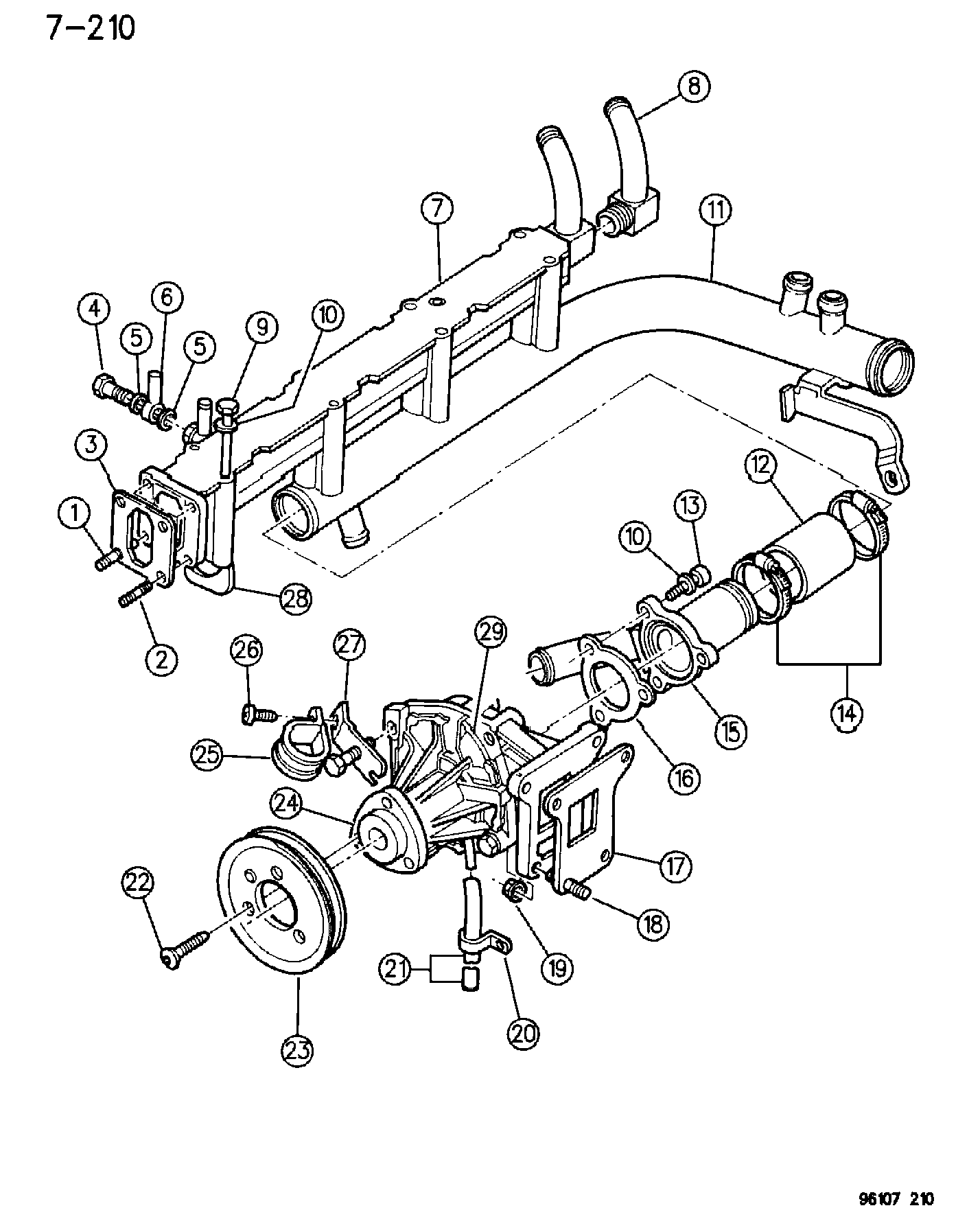 Opel 486 4688 - Водяний насос avtolavka.club