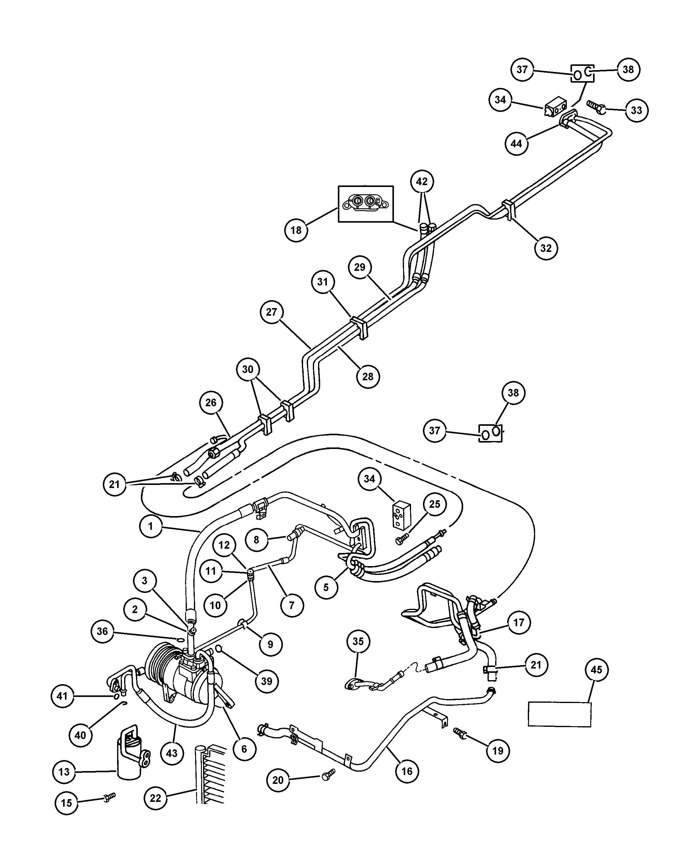 Chrysler 46 771 56A B - Компресор, кондиціонер avtolavka.club