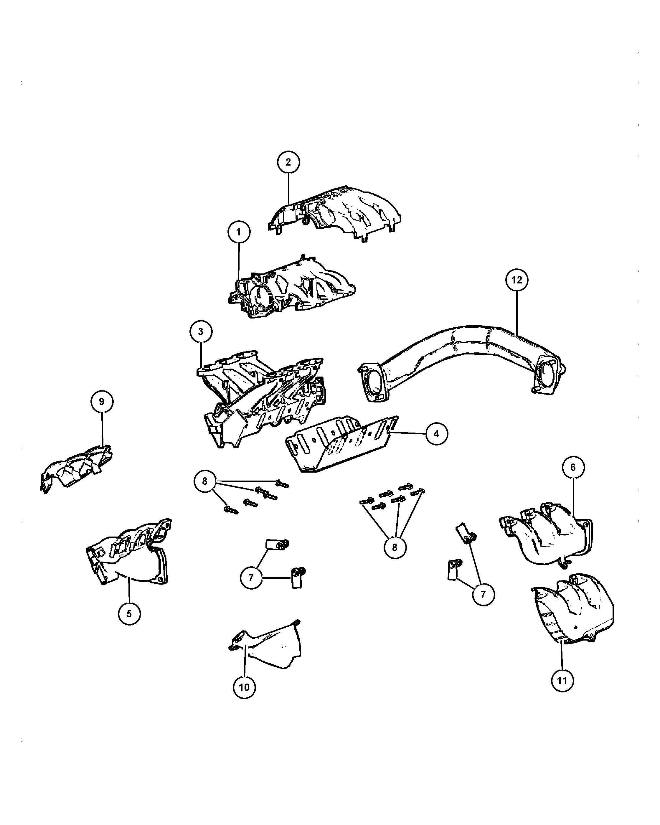 RAM 4781 580AA - SEAL INTAKE MANIFOLD avtolavka.club