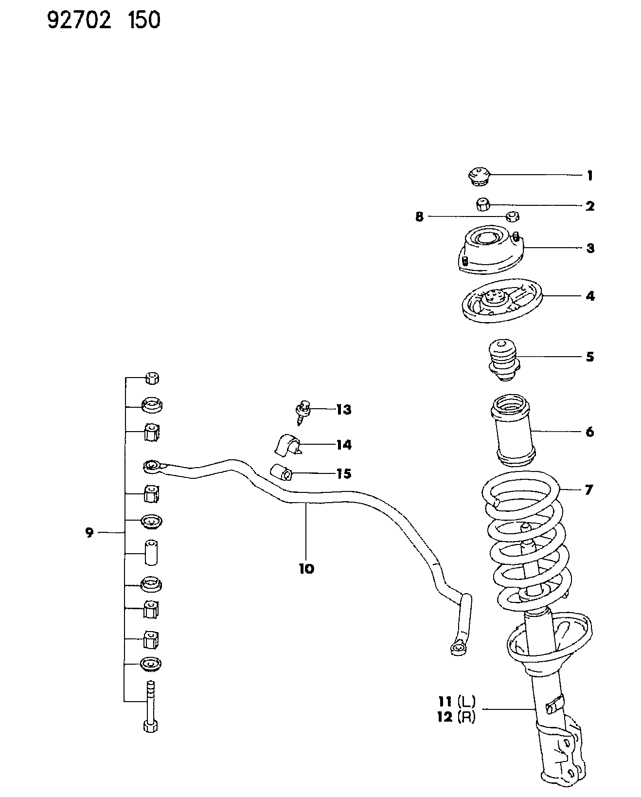 Mitsubishi MB89 1698 - Амортизатор avtolavka.club