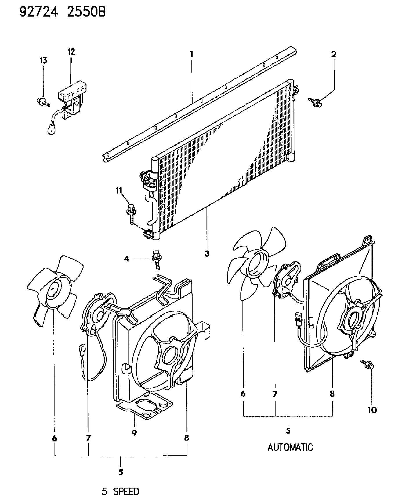 Mitsubishi MR11 5814 - Конденсатор, кондиціонер avtolavka.club