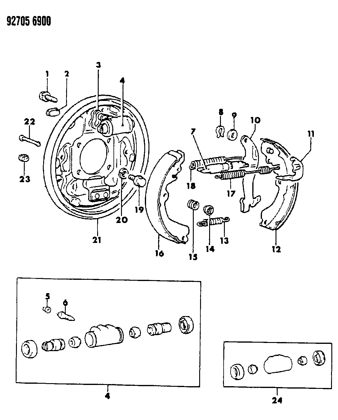 Mitsubishi MB61 8981 - Колісний гальмівний циліндр avtolavka.club