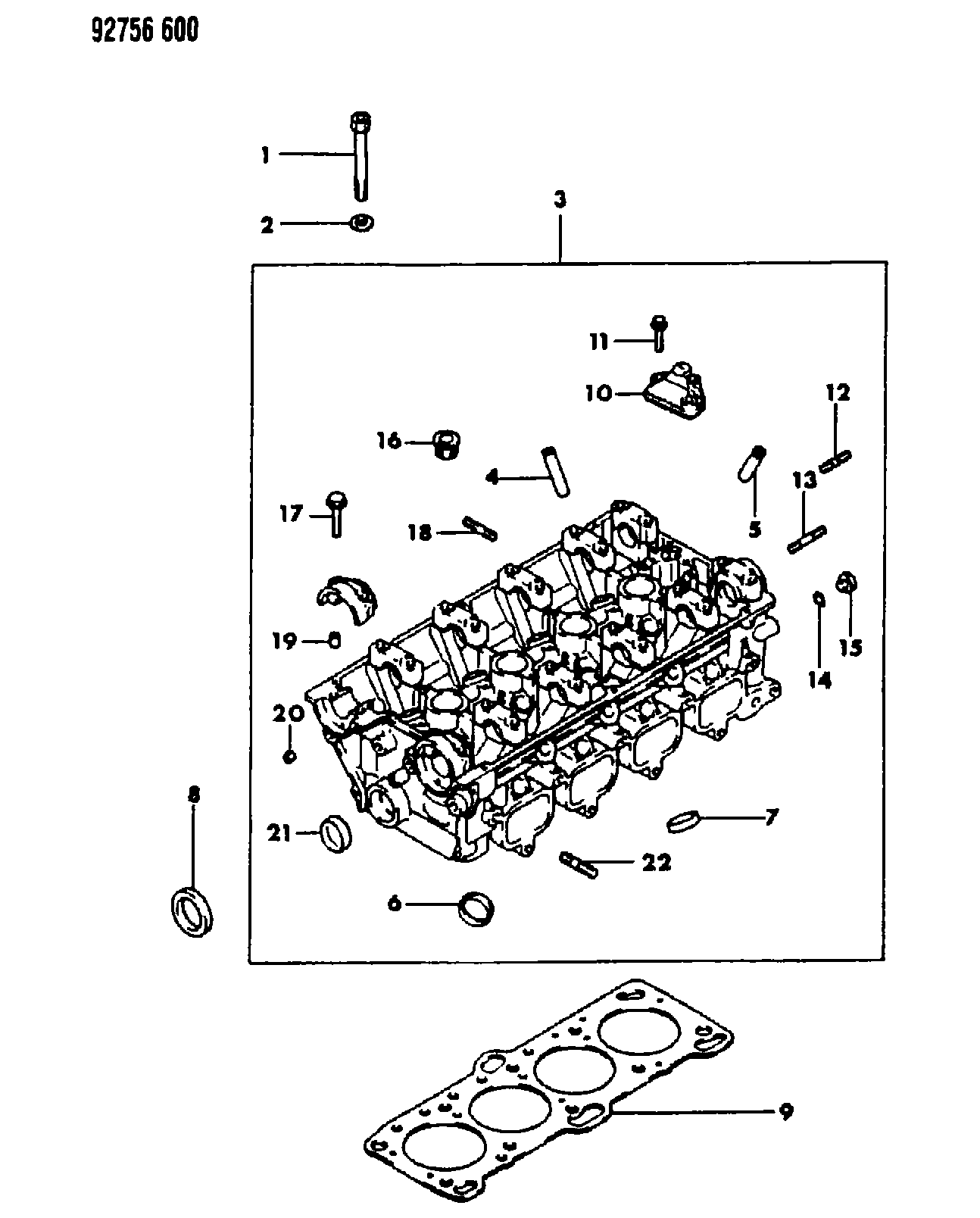 Mitsubishi MD-113173 - Прокладка, головка циліндра avtolavka.club