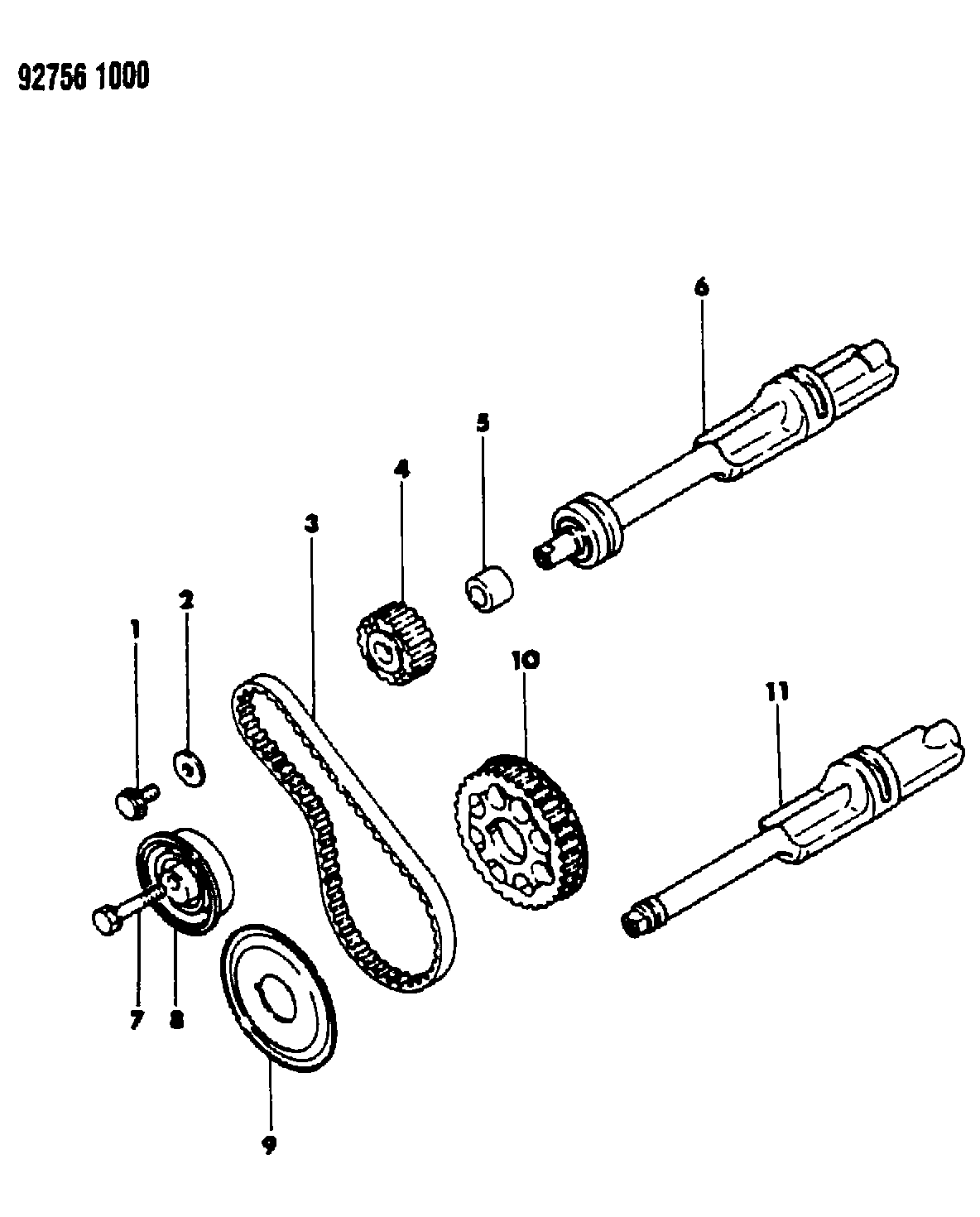 Mitsubishi MD04 0754 - Натяжна ролик, ремінь ГРМ avtolavka.club