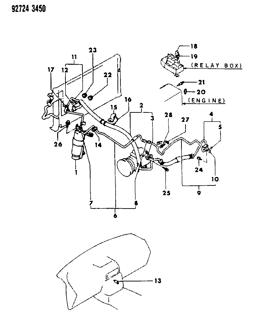 Mitsubishi MB60 9179 - O-RING,A/C PIPING avtolavka.club