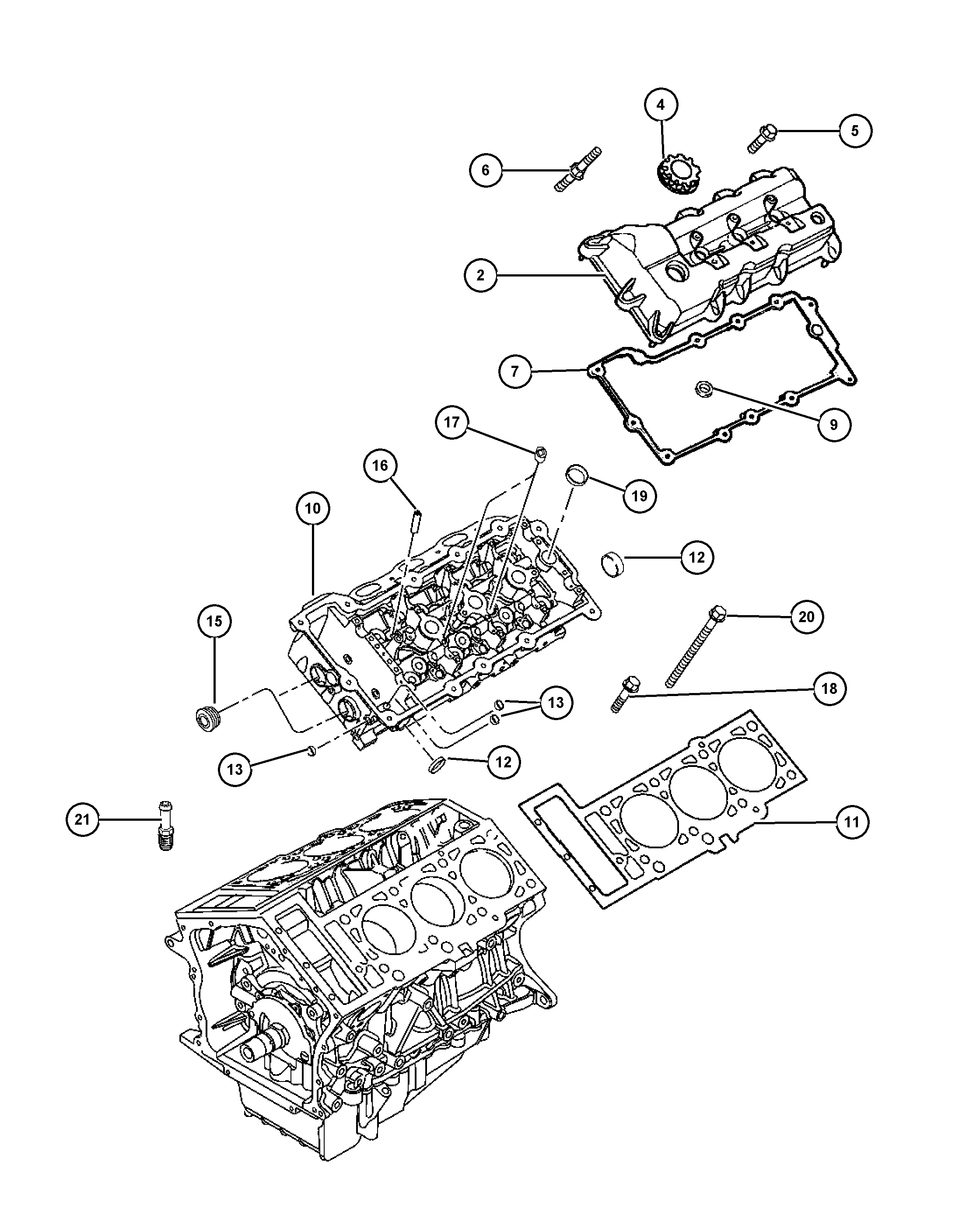 Chrysler 4663 693AC - Прокладка, головка циліндра avtolavka.club