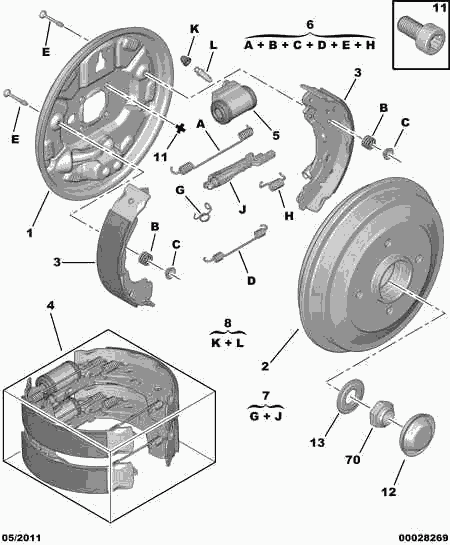 OBTEC A/S 4242 27 - FIRST MOUNTING BRAKES KIT avtolavka.club