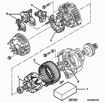 CITROËN/PEUGEOT 5761.91 - Регулятор напруги генератора avtolavka.club