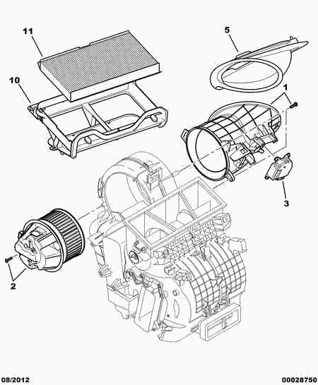 CITROËN/PEUGEOT 6447 NV - Фільтр, повітря у внутрішній простір avtolavka.club