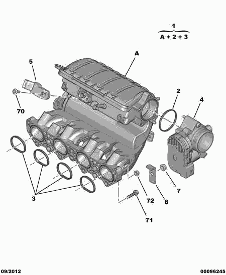 PEUGEOT 96 393 814 80 - Датчик, тиск наддуву avtolavka.club