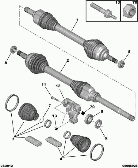 Vauxhall 16 077 350 80 - Пильник, приводний вал avtolavka.club