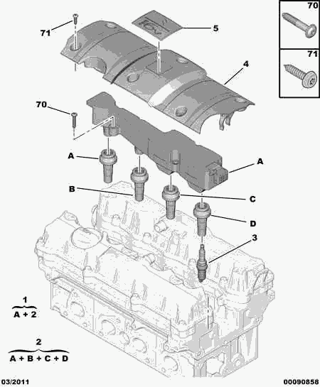 PEUGEOT 5963 21 - Захисний ковпачок, штепсельна вилка свічки запалювання avtolavka.club