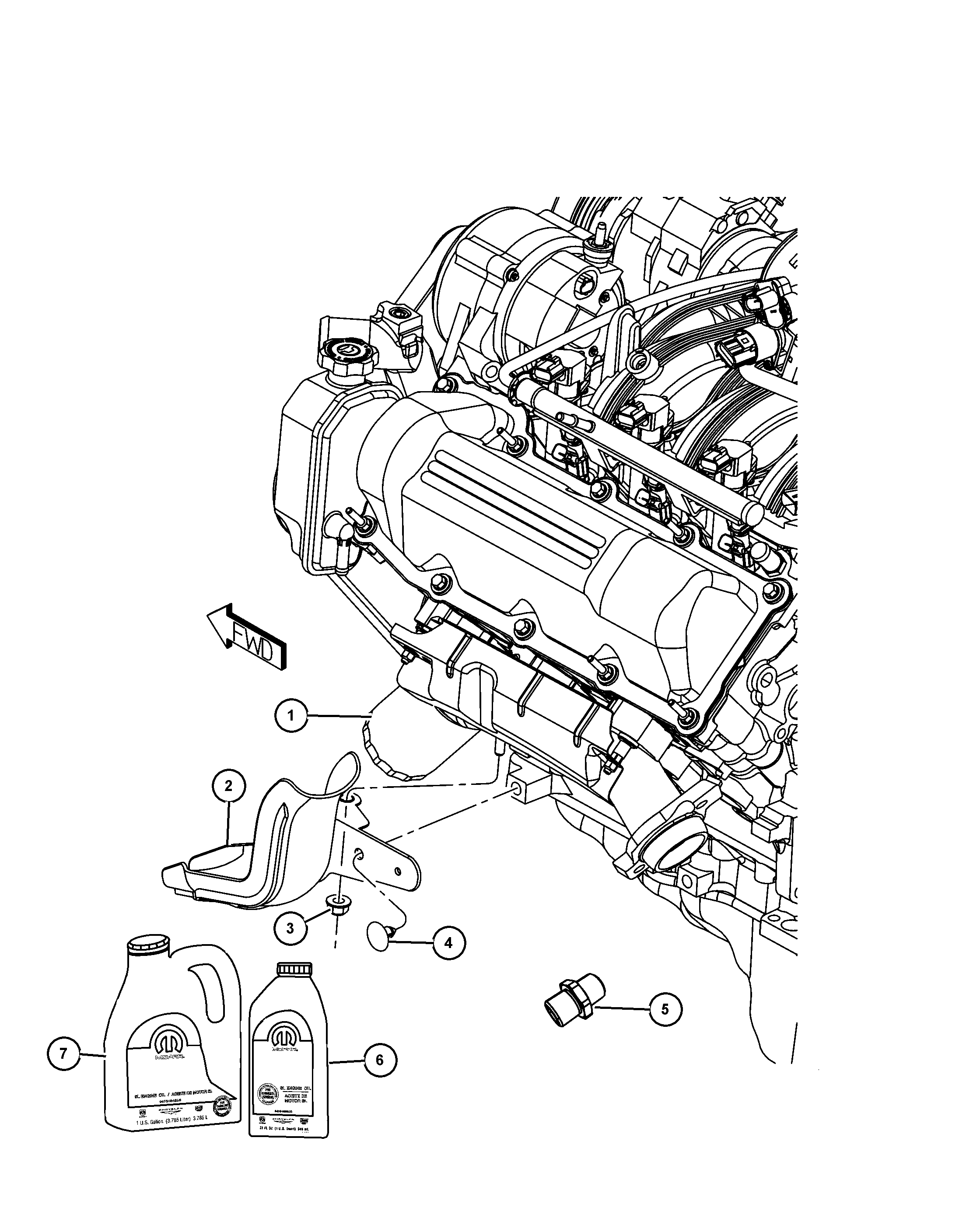 Chrysler 5184 231AA - Масляний фільтр avtolavka.club