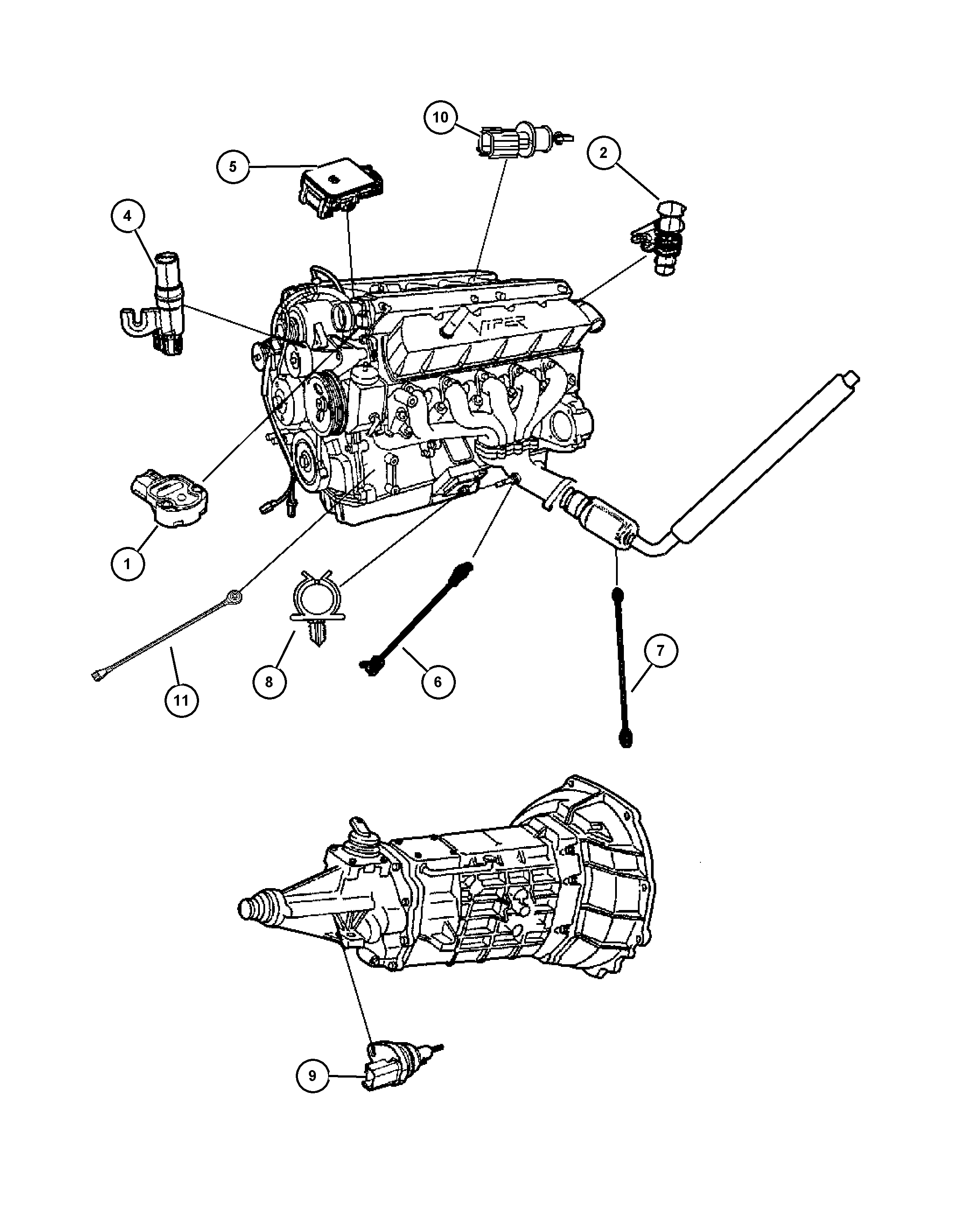 Dodge 56028 563AA - SENSOR KNOCK avtolavka.club