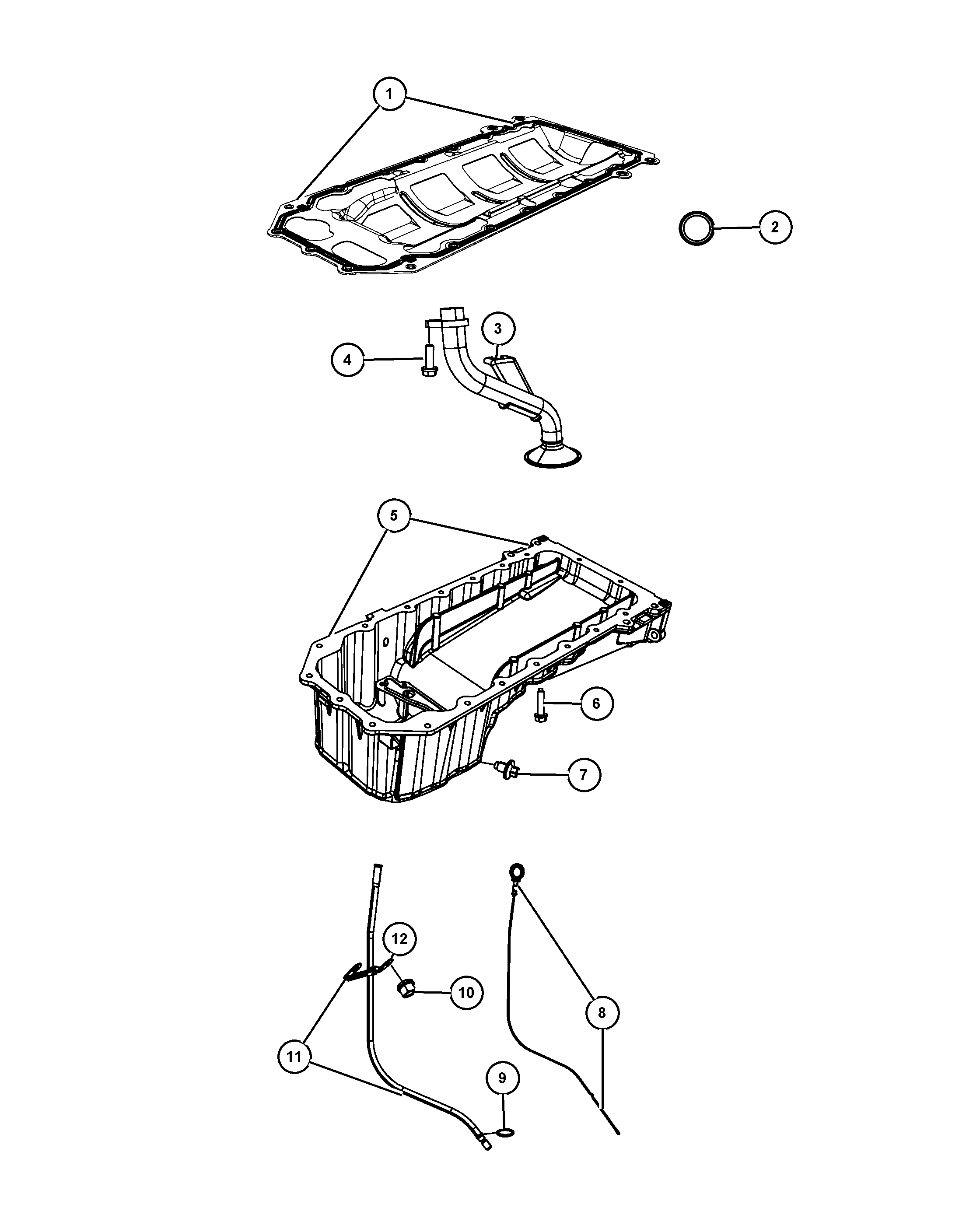 RAM 4792 874AA - GASKET OIL PAN avtolavka.club