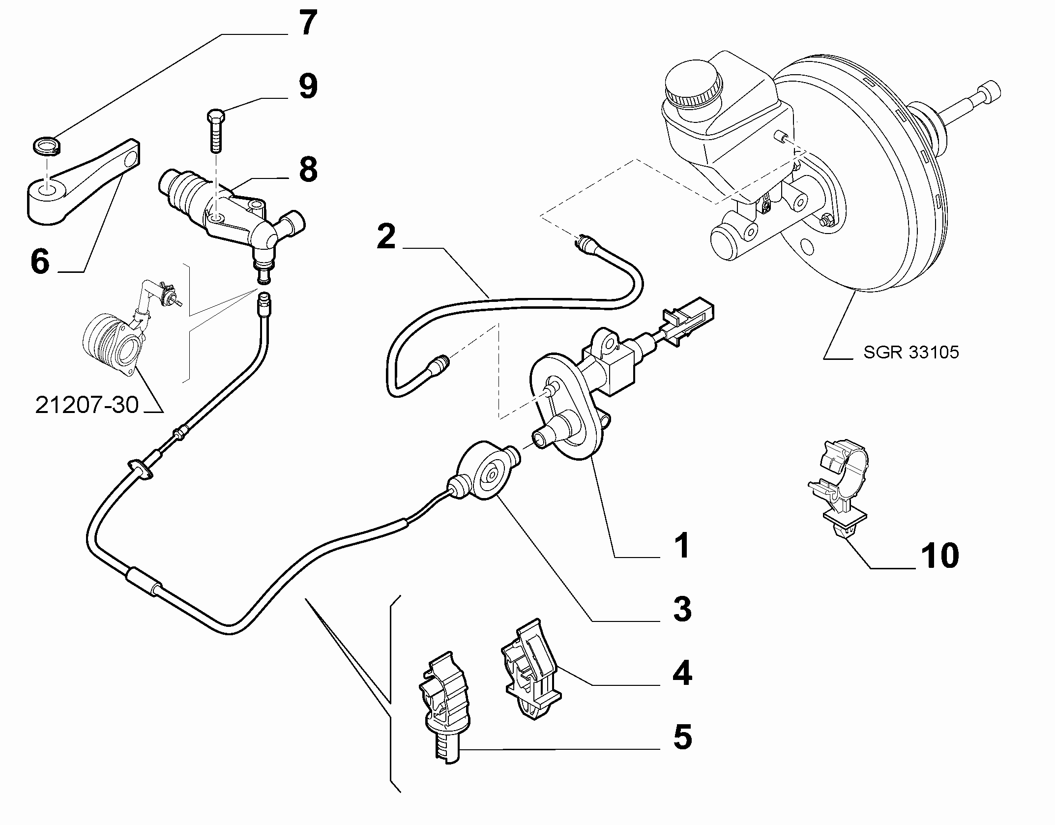 FIAT 55183442 - Робочий циліндр, система зчеплення avtolavka.club