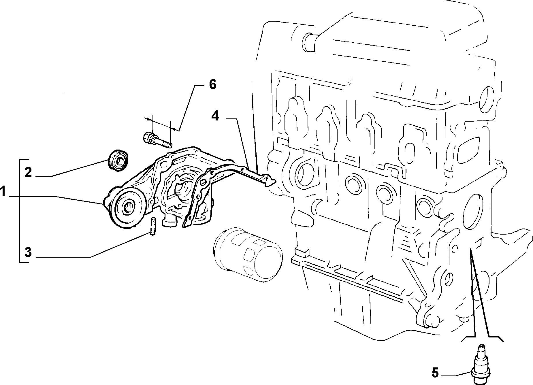 FIAT 71740681 - Ущільнене кільце, колінчастий вал avtolavka.club