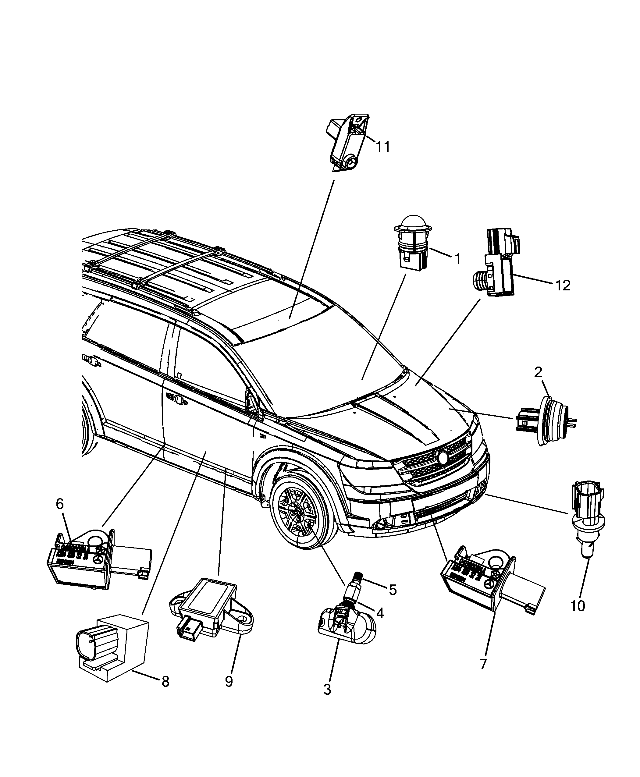 Lancia K05149264AB - Датчик, температура впускається avtolavka.club