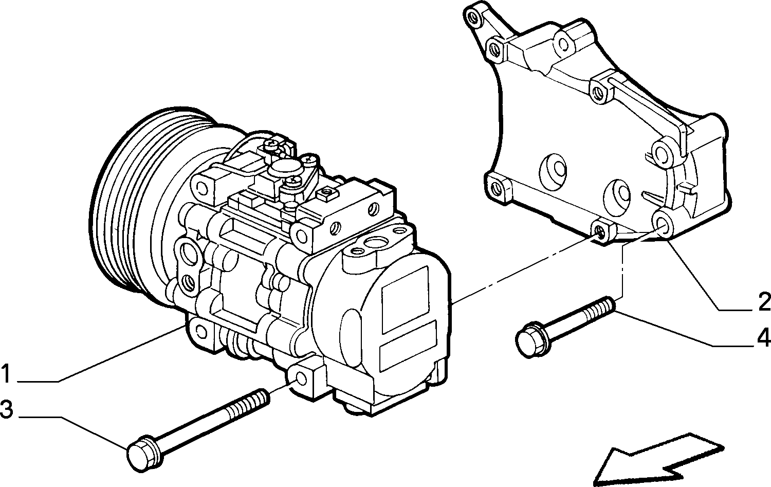 Alfa Romeo 464 3836 6 - Компресор, кондиціонер avtolavka.club