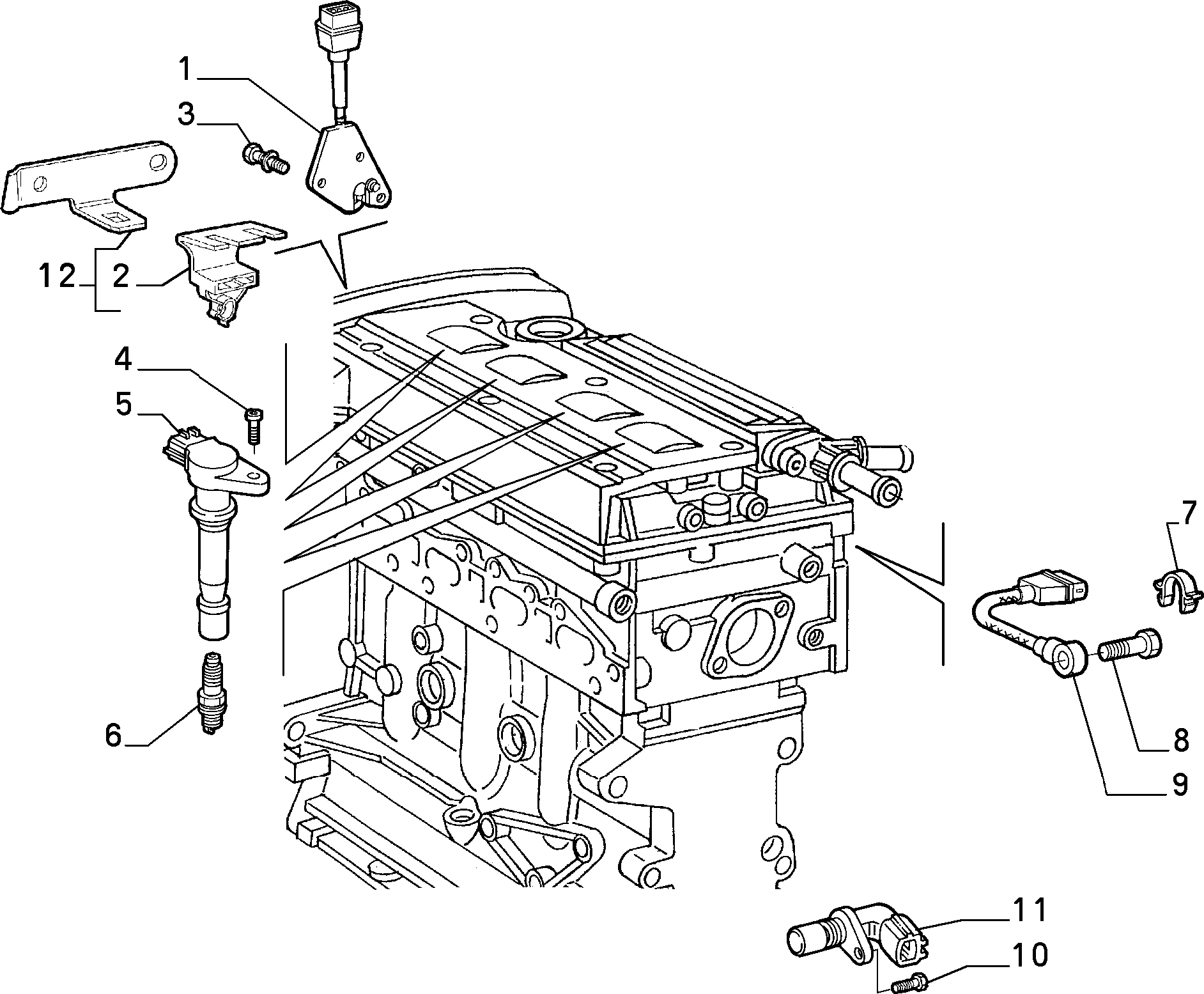 FIAT 46551935 - Свічка запалювання avtolavka.club