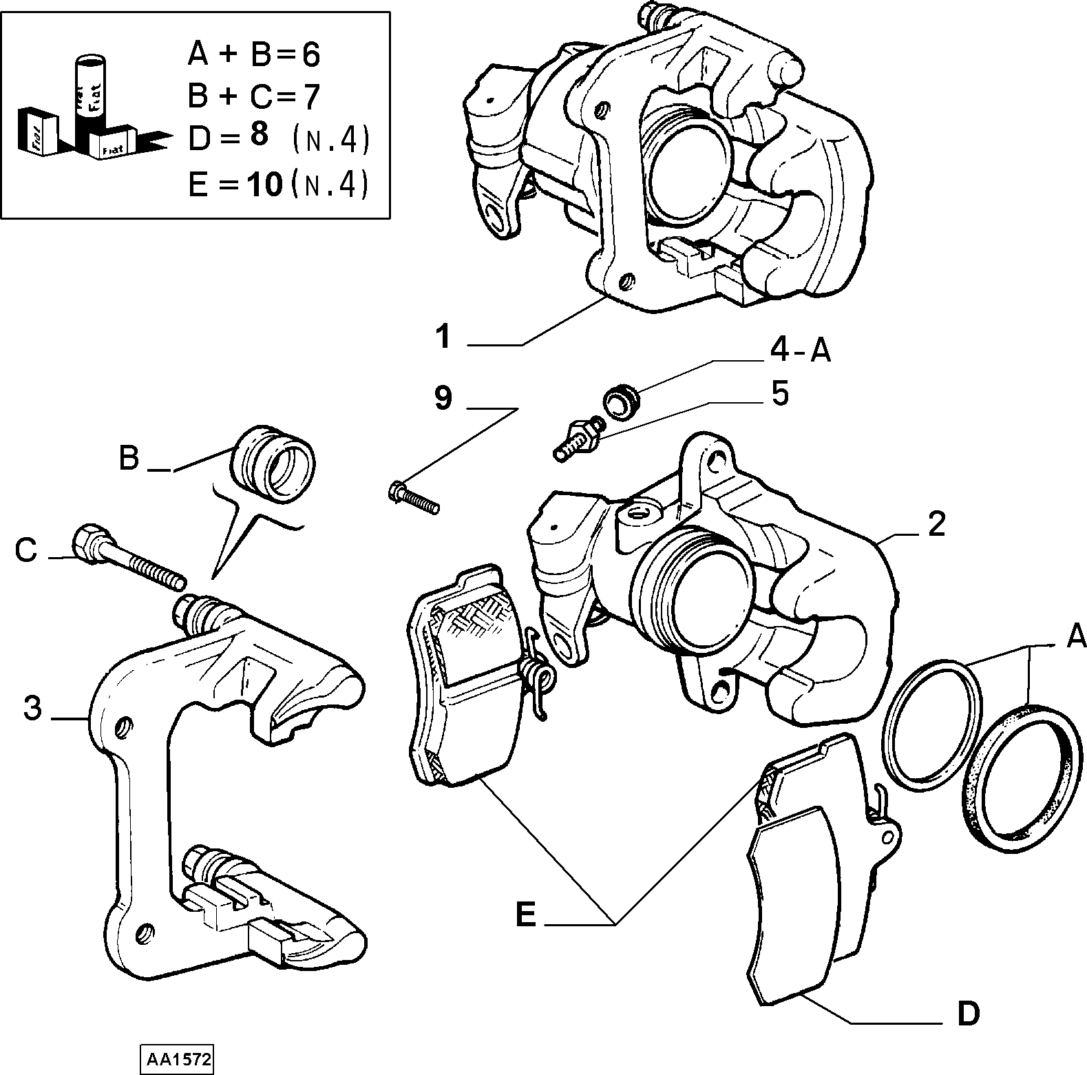 FIAT 9947815 - Гальмівний супорт avtolavka.club