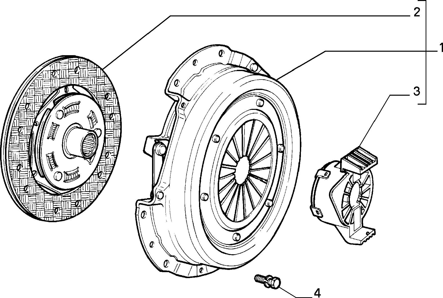 Lancia 46550934 - Комплект зчеплення avtolavka.club