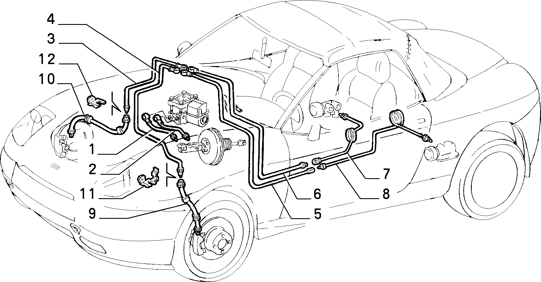 FIAT 71736922 - Гальмівний шланг avtolavka.club