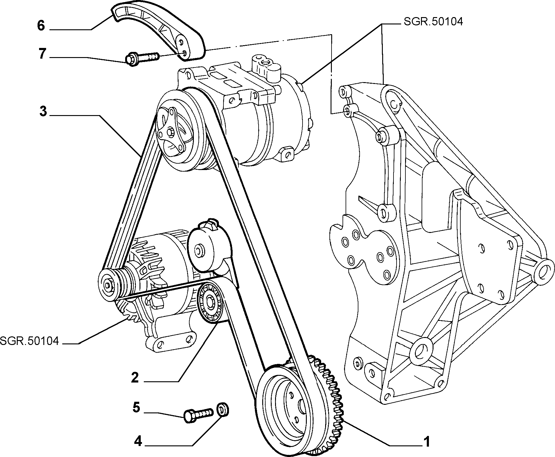 FIAT 55232449 - Поліклиновий ремінь avtolavka.club