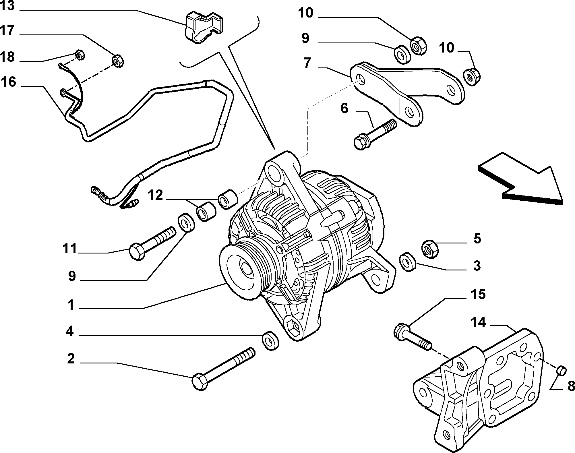 Alfa Romeo 465 3266 7 - Генератор avtolavka.club