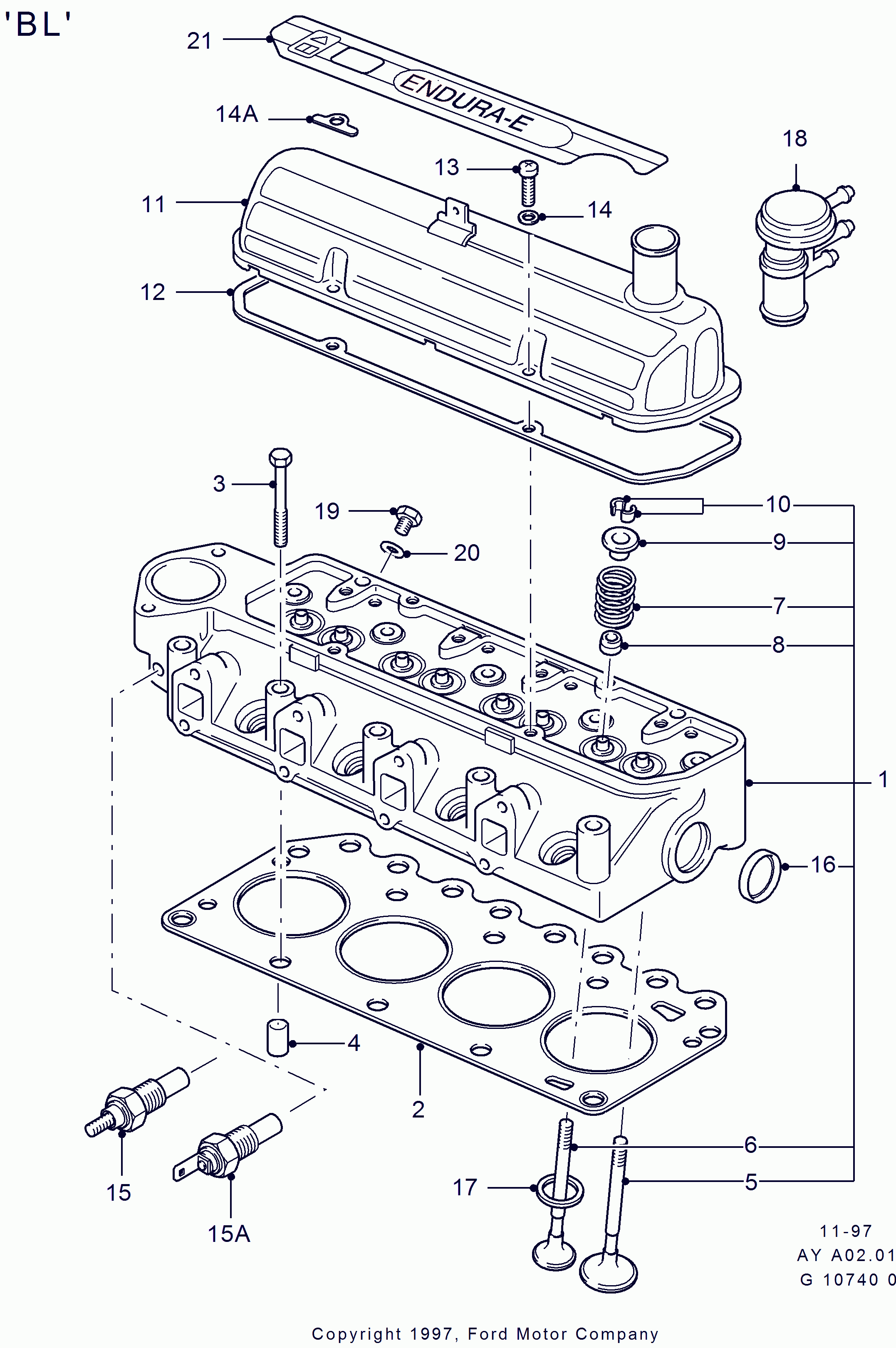 FORD 1701341 - Датчик, температура охолоджуючої рідини avtolavka.club