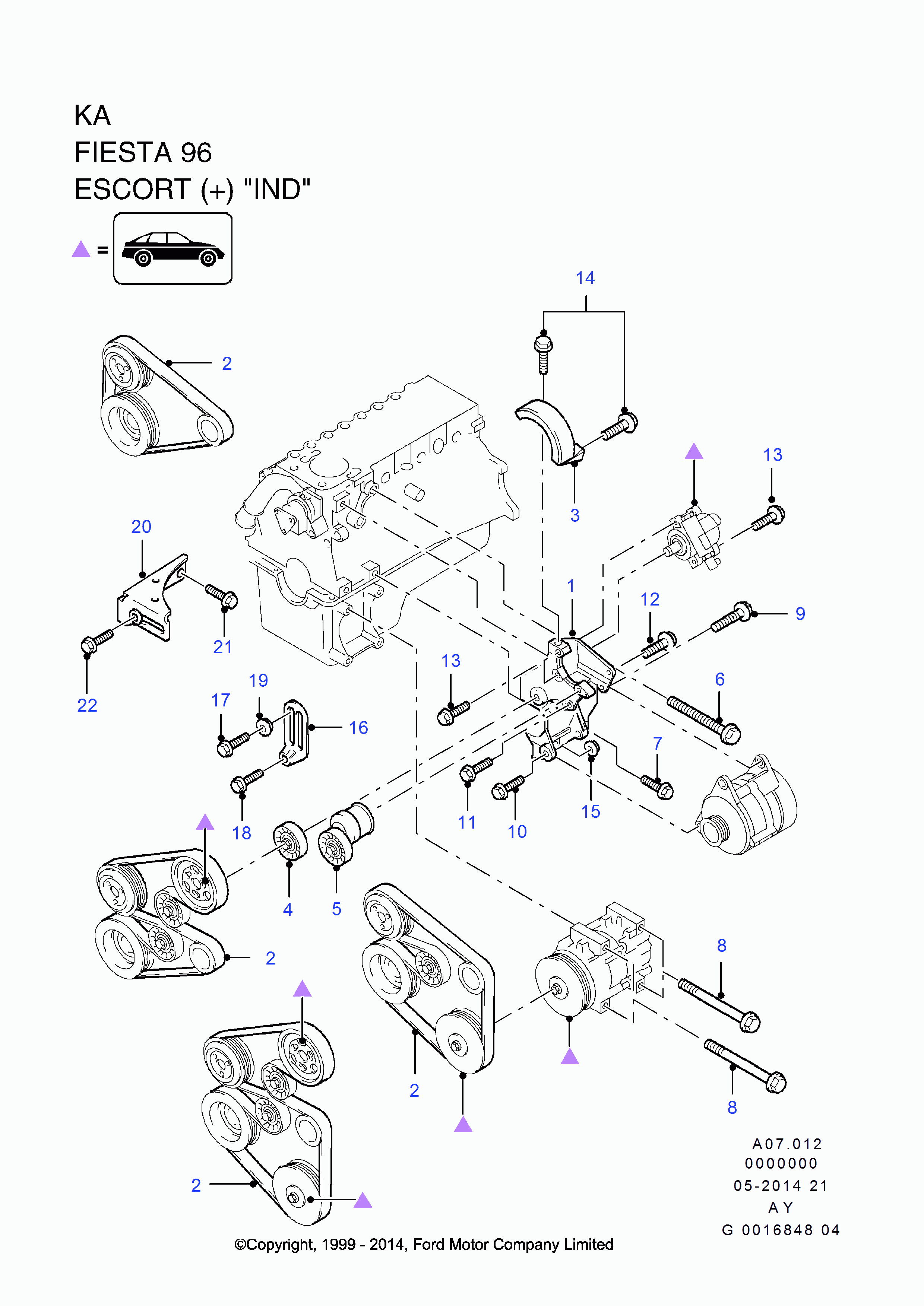 FORD 1112954 - Поліклиновий ремінь avtolavka.club